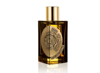 Frasco Agua de Perfume Amarillo con chapa incrustada y tapón dorado Etat Libre d´Orange Soul of my Soul