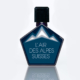 Frasco de cristal azul en forma de pentagono Tauer Perfumes 02 L'Air des Alpes Suisses