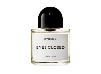 Frasco de Perfume trasparente con tapon negro BYREDO eyes closed