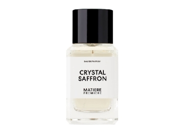 FRasco de cristal con tapon negro Matiere Premiere Crystals Saffron