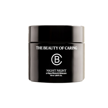 Bote de vidrio negro The Beauty of Caring Night Night