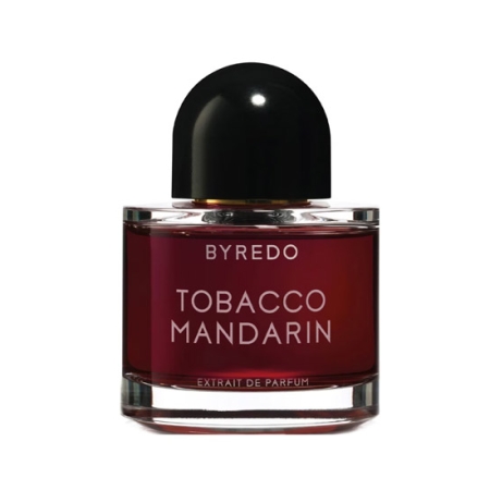Frasco de Perfume con tapon negro Byredo Tobacco Mandarin
