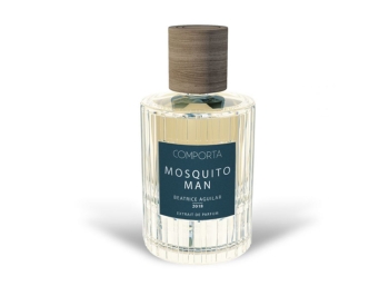 frasco de perfume con tapon de madera Comporta Mosquito Man