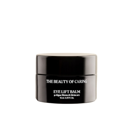 Tarro de vidrio negro The Beauty of Caring Eye Lift Balm