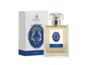 Frasco de cristal rectangular Carthusia Io Capri