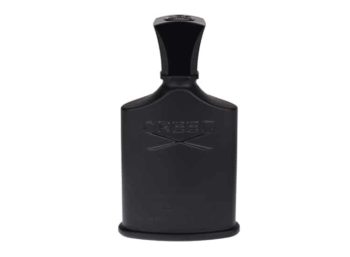 Frasco de perfume opaco negro Creed Green Irish Tweed