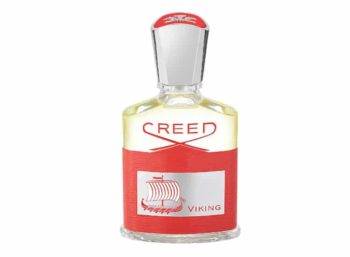 Frasco de perfumes con banda roja Creed Viking
