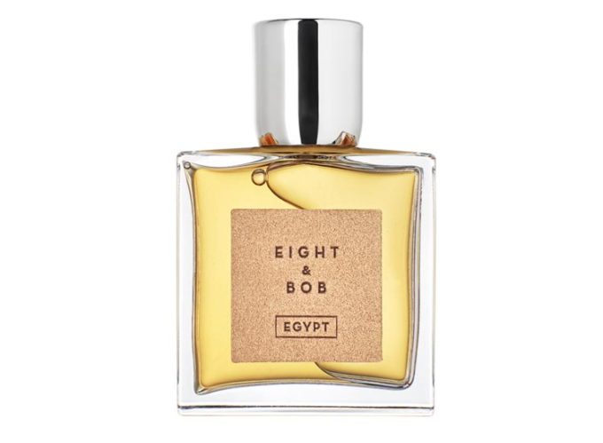 Frasco de Agua de Perfume trasparente con tapón plateado Eight & Bob Egypt