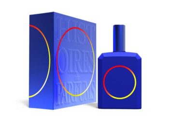 Frasco de Perfume azul con circulo de colores Histoires de Parfums Bleu 1.3