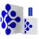 Frasco de perfume blanco con dibujos azules Histoires de Parfums Bleu 1.5