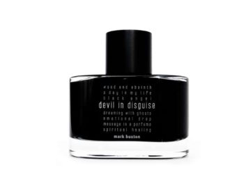 Frasco de perfumes negro Mark Buxton Devil in Disguise