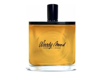 Frasco tipo petaca de cristal de agua de perfume Olfactive Studio Woody Mood