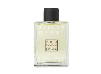 Frasco de cristal rectangular de extracto de perfume Profumum Roma Battito D´Ali