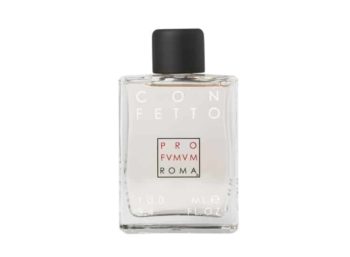 Frasco de cristal rectangular de extracto de perfume Profumum Roma Confetto